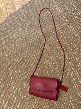 Coach | Bags | Coach Fuchsia Pink Brown Turn Lock Legacy Mini